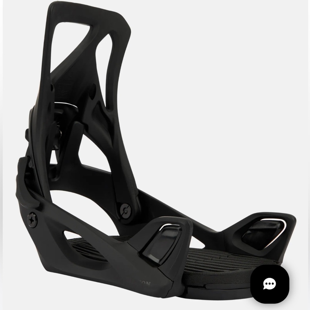 Burton step in bindings. Size Large women’s shoe size 9 -10